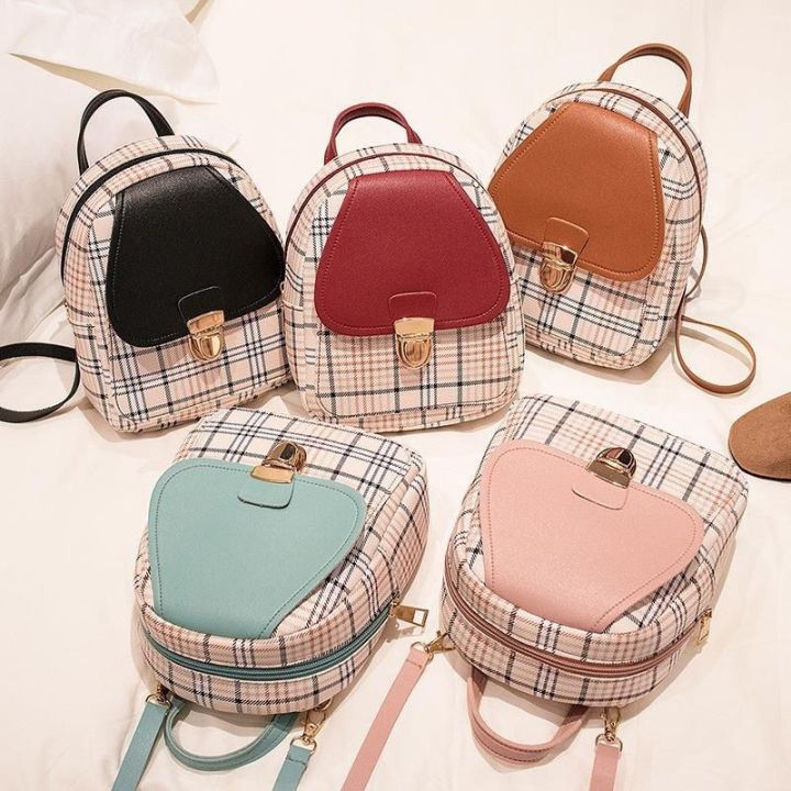 Korean Fashion Cute Mini Backpack 3 Ways Bags for Women for Sale