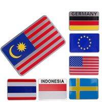 Hot Malaysia Thailand Indonesia Flag Metal Car Body Nameplate Sticker for Proton BMW Honda KIA Nissan Auto Rear Emblem Trunk Decoration DD6