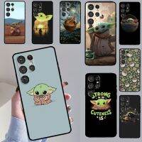 [Hot K] เคส Yodas น่ารักเด็กน่ารักสำหรับ Samsung Galaxy S21อัลตร้าโน้ต20 Note 10 S20 FE S10 S9บวกกับกรอบเคสปกแบบพิเศษ S22