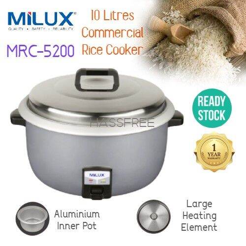 milux rice cooker 10l