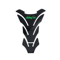 TOPnewFor Kawasaki Ninja 250 300 400 650 1000 ZX6R ZX10R รถจักรยานยนต์คาร์บอนน้ำมันเส้นใยแผ่นถังน้ำมันสติกเกอร์สติกเกอร์ป้องกัน