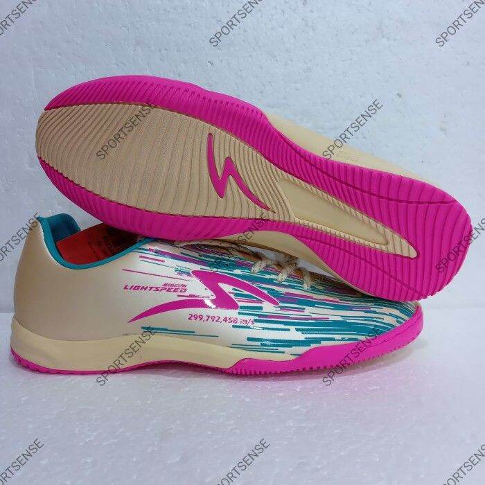 Sepatu Bola Futsal Specs Lightspeed Ls Reborn Fg In Ivory Futsal