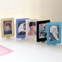 【CW】 Color 3 Inch Photocard Holder Photo Frame Display Desktop Decoration ！