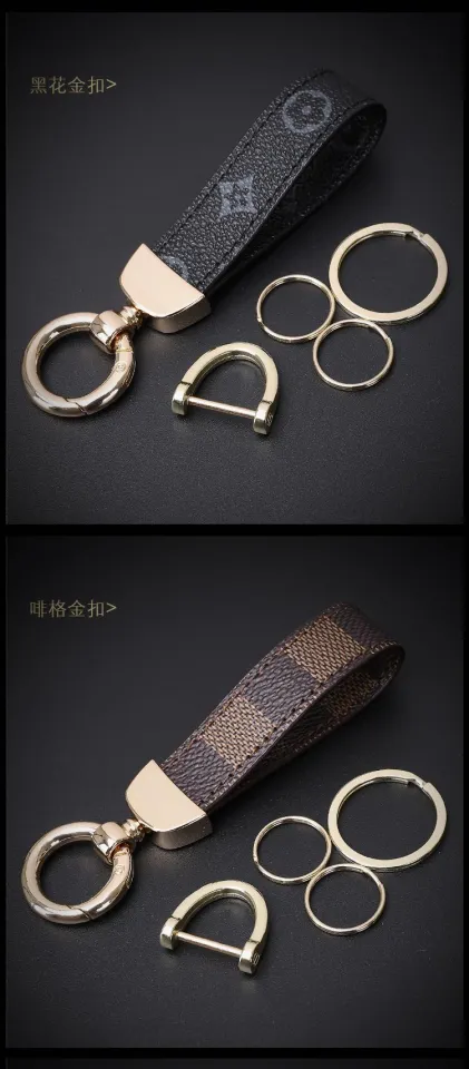 LV&GEDETE car key chain pendant key ring creative men and women key chain  pendant public key buckle.