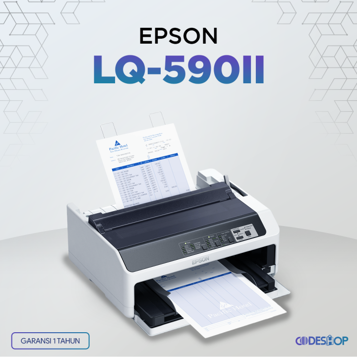 Printer Dot Matrix Epson LQ590II Cetak Kertas A4 A5 A6 Lazada Indonesia