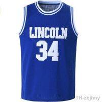 【hot】✖◘✵  34  Movie  LINCOLN SHUTTLESWORTH Basketball Jersey Dry Breathable Shirt Embroidery