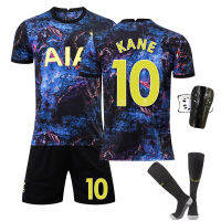 ผู้ใหญ่เด็กชุดฟุตบอลชุดฟุตบอลท็อตแนม Hotspurs F.C. Away No. 10 Kanes No. 7 Son Heung-Min Football Kit พร้อมถุงเท้า