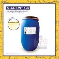 TEXAPON T 42 (TEA-Lauryl Sulfate) สารลดแรงตึงผิวแบบประจุลบ ใช้งานในการทำความสะอาดผิวหน้า สบู่เหลว แชมพู