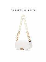 【ซื้อ 2 แถม 1】CHARLES_KEITH-CK2-20270892กระเป๋าอาน กระเป๋าหัวเข็มขัด กระเป๋าสะพายสุภาพสตรี โซ่ช็อคโกแลต กระเป๋าใต้วงแขน