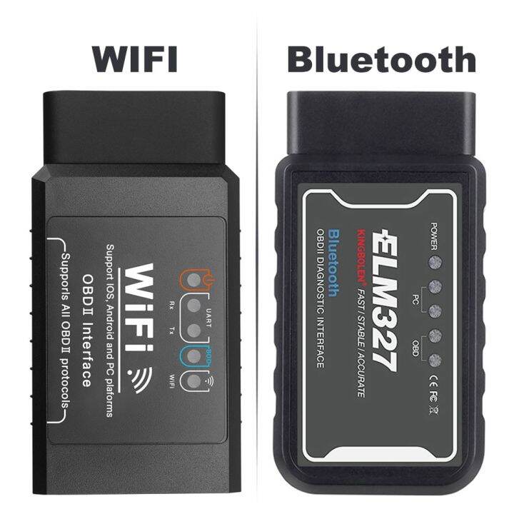 pic18f25k8 Wifi Bluetooth V1.5 ELM327 OBD2 Scanner For Peugeot Hyundai