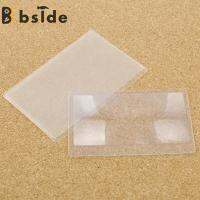 [Bside Tool Store] 10 PCS Credit Card 3 X Magnifier Magnification Magnifying Fresnel LENS