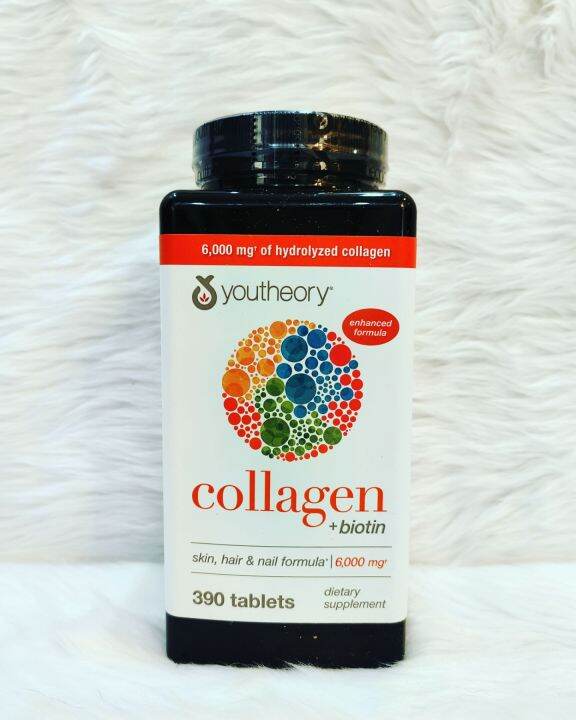 youtheory Collagen Plus Biotin, 390 Tablets Lazada PH