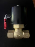 SOLENOID VALVE โซลินอยด์วาล์วทองเหลือง ขนาด US-20 AC220V 3/4 "