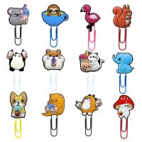 1pcs Kawaii Animals Bookmarks for Books Cute Bunny Pig Paper Clips for Teacher Student Office Supply Page Holder Kids Gift