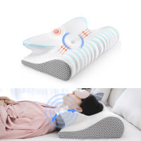 Memory Foam Bed Orthopedic Pillow Neck Protection Slow Rebound Memory Pillow Butterfly Shaped Health Cervical Neck Pain Pillow