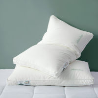 Pillow 60s Cotton Embroidered Cervical Pillow Non Fluorescent Maternal And Child Pillow Core 48X74 Pillows For Sleeping