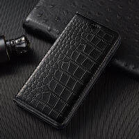 Crocodile Genuine Flip Leather Case For Nokia 1.1 1.3 2.1 2.2 2.3 3.1 3.2 4.2 5.1 5.3 6.1 6.2 7.1 7.2 8.1 8.3 Plus Cover Cases