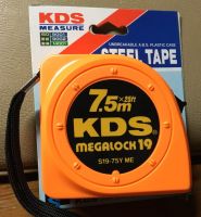 ตลับเมตร KDS Megalock ยาว 7.5 M. หน้ากว้าง 19 mm.