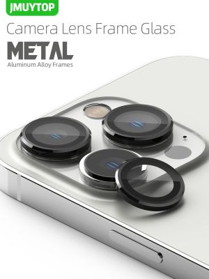 JMUYTOP Protector Camera For iPhone 13 14 Pro Max mini Aluminum Alloy Metal with Tempered Glass Full Cover Camera Lens Protector