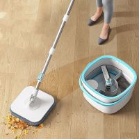 Household Cleaning Tools Mops Rotary Mop Bucket Hand - Free Household Mop Cleaning Single Bucket Mopping Artifact Automatic Dry