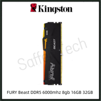 Kingston FURY Beast RGB 8gb 16GB 32GB DDR5 6000MHz Desktop Memory