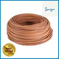 สายไฟ THW IEC01 NNN 1x6 ตร.มม. 100 ม. สีน้ำตาลTHW ELECTRIC WIRE IEC01 NNN 1x6 SQ.MM 100M BROWN **ขายดีที่สุด**