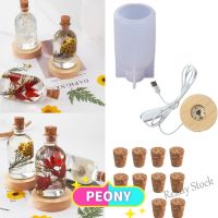 【Ready Stock】 ◈☸ C14 PEONY Art Resin Molds Jewelry Making Tools Lamp Holder Bottle Led Night NEW Silicone Moulds Epoxy Casting DIY Craft Handmade Crystal Epoxy Mold