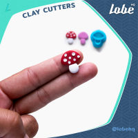 Mushroom C Clay Cutter/ Clay Tools/ Polymer Clay Cutter/ แม่พิมพ์กดดินโพลิเมอร์รูปทรงเห็ด C