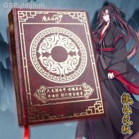 Jhjhhhhgh อะนิเมะอุปกรณ์ต่อพ่วง Wangji Wei Wuxian Yuanshen สมุดโน้ตไดอารี400หน้าขนาดใหญ่กว่าขนาดมือ