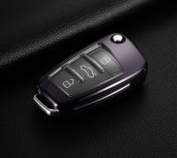 ✾✟ Car TPU Key Case Cover For AUDI A4L A6L A5 A7 A8 Q5 Q7 S5 S6 S7 S8 SLINE RS A3 C6 8P 8V A3 Quattro Flip Key