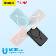 Pin Sạc Dự Phòng Không Dây Từ Tính Baseus Magnetic Sạc Dây 20W Không Dây