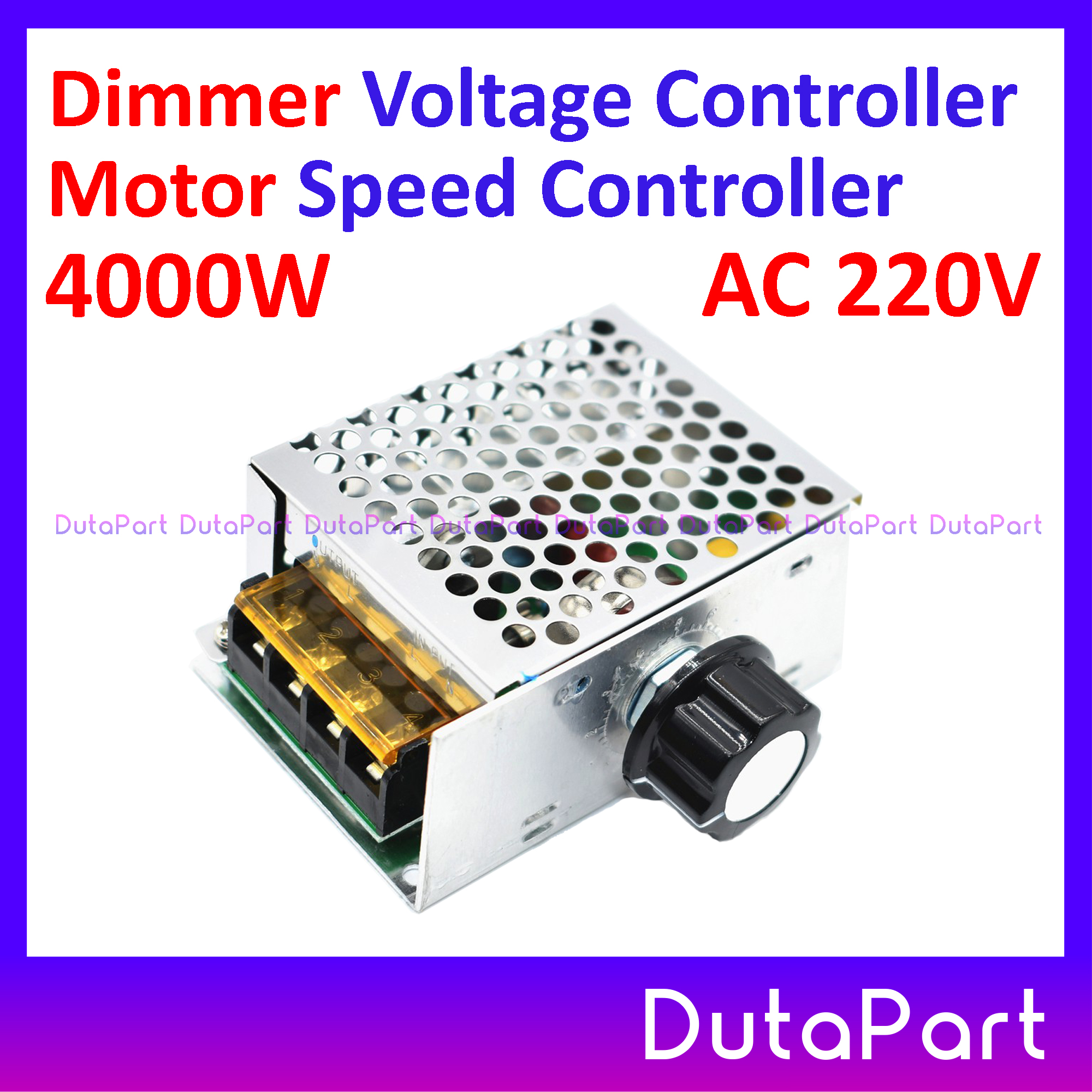 4000W 220V AC SCR Motor Speed Controller Module Voltage Regulator Dimmer 