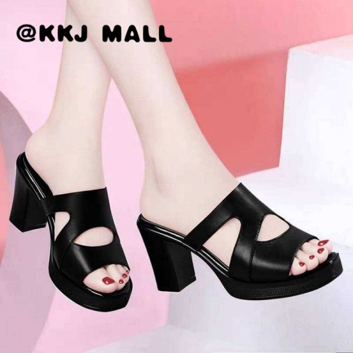 kkj-mall-รองเท้าแตะแฟชั่นสำหรับผู้หญิงในการขายรองเท้าหนังนิ่มรองเท้าแฟชั่นกลางแจ้งป่ารองเท้าส้นสูง100181