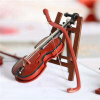 baoda 1/12 dollhouse MINI เครื่องดนตรีรุ่น CLASSIC Guitar ไวโอลินสำหรับตุ๊กตา