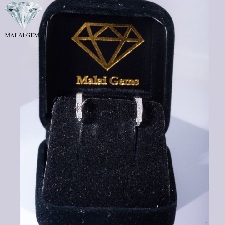 malai-gems-ต่างหูเพชร-เงินแท้-silver-925-เพชรสวิส-cz-เคลือบทองคำขาว-รุ่น-075-2e25428-แถมกล่อง-ต่างหูcz-ต่างหูเงินแท้