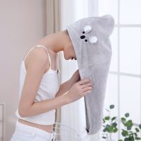 Soft Quick-Drying Bath Thicker Shower Towel Women Adult Bathroom Absorbent Long Curly Hair Cap Microfiber Dry Head Hair Towel Towels