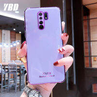 YBD เคสสไตล์สาวลูกอมสำหรับ Xiaomi Redmi 9,เคสป้องกันการตกชุบ6D พร้อมป้องกันกล้องที่แม่นยำ