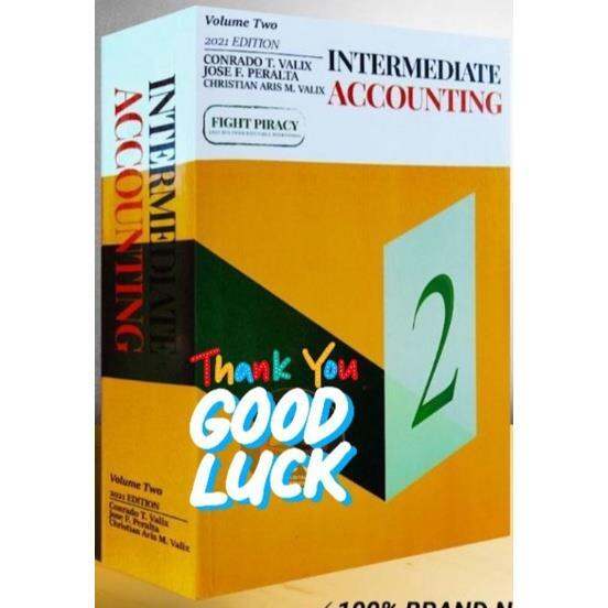 INTERMEDIATE ACCOUNTING Volume 2 BY VALIX books Lazada PH