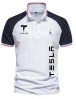 Polo SHIRT TESLA 2023 NEW ARRIVE-WHITE