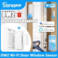 SONOFF DW2 WiFi เซ็นเซอร์ประตู EWeLink ประตูหน้าต่างเปิดตรวจจับสมาร์ท Home Security ป้องกันระบบเตือนภัย Alexa ผู้ช่วย