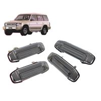 HYS Chrome Mitsubishi Pajero ประตูด้านนอก Handle มือจับประตูด้านนอก V32 V34 V43 V46 1991-1999