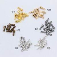 【CC】♗♛  100pcs Gold/Rhodium/Antique Metal Drop End Beads 2x7 3x9mm Extender Chain Pendant Supplies Jewelry