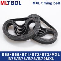 ❏﹍☁ 5/10pcs MXL Timing belt B68 B69 B71 B72 B73 B75 B76 B78 B79 Width 6/10mm Closed Loop rubber Synchronous belt 54MXL 58mxl 60mxl