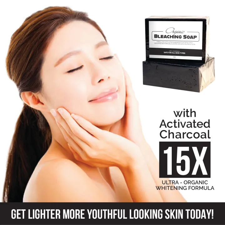 【15X Ultra Organic Lightening Soap】 Bleaching Soap with Activated