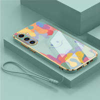 Guyon เคสสำหรับ  เสค Samsung Galaxy S22 Plus S23 S23พิเศษ A24 M14 5G นิ่มดีไซน์ใหม่รูปการ์ตูนของแท้ซิลิโคนเหลวกันกระแทก