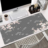 Mouse Pad Pink Cherry Table Carpet Mousepad Computer Keyboard Mat Big Desk Mat 500x1000mm Large Gamer Mouse Pad Lovly Mausepad