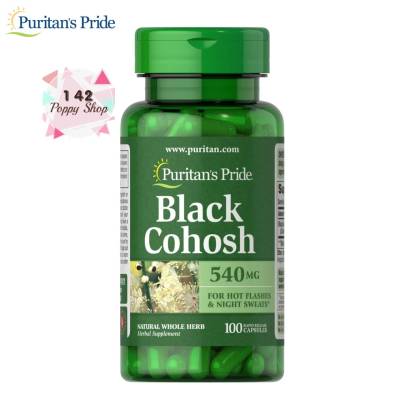 แบลคโคฮอช Puritans Pride Black Cohosh 540 mg 100 Capsules