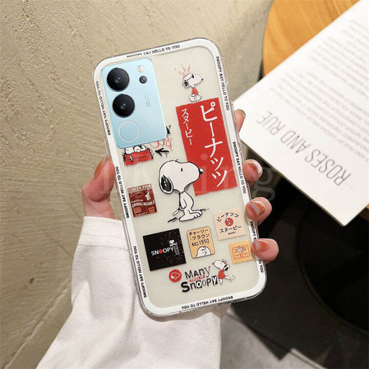 เคสการ์ตูนสำหรับ-vivo-v29-5g-2023เคสหลังซิลิโคนใสลายการ์ตูนน่ารักแบบสนูปี้ชาร์ลีเคสโทรศัพท์นิ่มลาย-v29-vivo-vivov29-5g