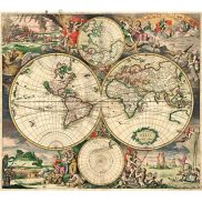 Michelangelo Câu Đố ghép hình bằng gỗ 500 miếng bản đồ thế giới trong năm