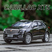 ร้อน1:32 Cadillacs XT5 SUV ล้อแม็กรถยนต์รุ่น D Iecast โลหะของเล่นยานพาหนะรถรุ่นจำลองเสียงและแสงคอลเลกชันเด็กของขวัญ F449